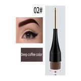 ruby face BSİMONE KAŞ BOYASI & KAŞ FIRÇASI - KESİK UÇLU #02 DEEP COFFEE COLOR