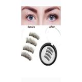 ruby face Doğal Görünümlü Manyetik Mıknatıslı Tam Boy Takma Kirpik - No:2