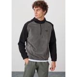 Ruby Koyu Gri Standart Kalıp Polar Erkek Sweatshirt - 88300