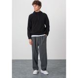 Ruby Siyah Standart Kalıp Polar Erkek Sweatshirt - 88300