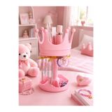 RUBYTAKI Çocuk Odası Pastel Pembe Takı Toka Küpe Askısı Özel Tasarım