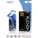 Ruchon Sporcu Matara - Motivasyon Yazılı Büyük Suluk - Tritan Malzeme Bpa Free - Fitness & Günlük Kullanım - 2000 ML - Mavi