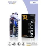 Ruchon Sporcu Matara - Motivasyon Yazılı Büyük Suluk - Tritan Malzeme Bpa Free - Fitness & Günlük Kullanım - 2000 ML - Mor