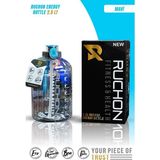 Ruchon Sporcu Matara - Motivasyon Yazılı Büyük Suluk - Tritan Malzeme Bpa Free - Fitness & Günlük Kullanım - 2500 ML - Mavi