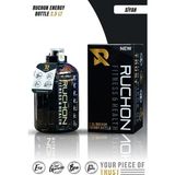Ruchon Sporcu Matara - Motivasyon Yazılı Büyük Suluk - Tritan Malzeme Bpa Free - Fitness & Günlük Kullanım - 2500 ML - Siyah