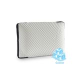 Rudu Cooler Kılıflı Visco Visko Delikli Bütün Sünger Yastık 60x40x14 cm 1250 gr Omuz/Boyun Destekli