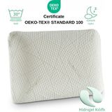 Rudu Hidrojel Hydrogel Kılıf Visco Visko Bütün Sünger Yastık 60 x 40 x 15 cm 1350 gr Omuz/boyun Destekli - 60 x 40 x 15 cm - Beyaz