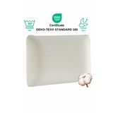 Rudu Ortopedik, Sertifikalı Visco Sünger Yastık 60x40x15 cm 1250 gr Omuz/Boyun Destekli