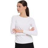 Ruffle Kadın Beyaz Günlük Stil T-Shirt 25KK1030-KBYZ - XL