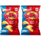 Ruffles Ketçap Aromalı Patates Cipsi Parti Boy 160 g 2li paket