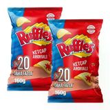 Ruffles Ketçap Aromalı Patates Cipsi Parti Boy Ruffles Ketçap Aromalı Patates Cipsi Parti Boy 2 x 160 g