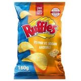 Ruffles Peynir Ve Soğan Aromalı Patates Cipsi Parti Boy 160 g