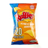 Ruffles Peynir ve Soğan Aromalı Patates Cipsi Parti Boy Ruffles Peynir ve Soğan Aromalı Patates Cipsi Parti Boy 160 g