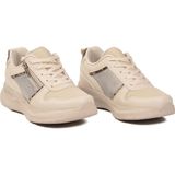 Ruffon 1017 Z Bej Leopar Kadın Spor Ayakkabı - 0019 Bej