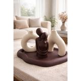 rufhomedesign İskandinav Tarzı Bohem 4’lü Set Vazo Pinterest Pampas Vazosu Dekoratif Salon Aksesuarı Masa Süsü