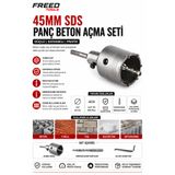 RUFTPRO 45 mm SDS Plus Panç Beton Açma Seti Tuğla ve Duvar Delme