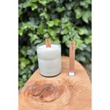Rufus Concept Ahşap Mum Fitili ve Yapışkanlı Fitil Sehpası 10 Adet (15x100x0,5mm) GÜL LOVE - Ahşap Rengi