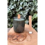 Rufus Concept Ahşap Mum Fitili ve Yapışkanlı Fitil Sehpası 10 Adet (15x100x0,5mm) SMİLE - Ahşap Rengi