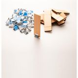Rufus Concept Ahşap Mum Fitili + Yapışkanlı Sehpa - 100 Adet ( 30MM x 100MM x 0,5mm ) - Ahşap Rengi
