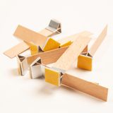 Rufus Concept Ahşap Mum Fitili + Yapışkanlı Sehpa-100 Adet (75mm x 15mm x 0,5mm)