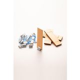Rufus Concept Ahşap Mum Fitili + Yapışkanlı Sehpa - 30 Adet (30mm x 100mm x 0,5mm)