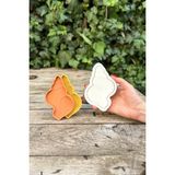 Rufus Concept Deniz Salyangozu Şekilli Tepsi Kalıbı (77mmx120mmx8mm) (Silikon) ( 1 Adet ) - Beyaz