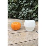 Rufus Concept Pumpkin Büyük Boy Kabak Silikon Mum Kalıbı - Beyaz