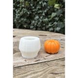 Rufus Concept Pumpkin Küçük Boy Kabak Silikon Mum Kalıbı - Beyaz