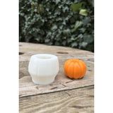 Rufus Concept Pumpkin Orta Boy Kabak Silikon Mum Kalıbı - Beyaz