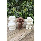 Rufus Concept Shih Tzu Köpek Silikon Mum Kalıbı - Beyaz