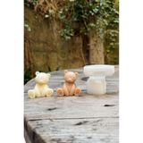 Rufus Concept Teddy Bear Mini Silikon Mum Kalıbı