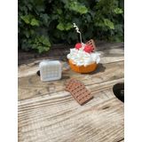 Rufus Concept Waffle Tekli Mum Kalıbı (Silikon) 1 Adet