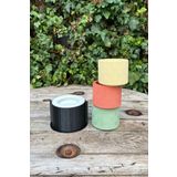 Rufus Concept Yaprak Desenli Dairesel Silikon Kap Kalıbı (100x80mm)(Kasnaklı)(1 Adet)