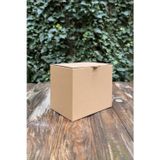Rufusconcept 18x13x15,5cm Kilitli Kraft Kutu 25 Adet