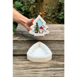 Rufusconcept 2D Çam Noel Baba Desenli Silikon Mum Kalıbı