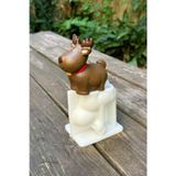 Rufusconcept 3D Christmas Geyik Silikon Mum Kalıbı