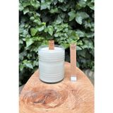 Rufusconcept Ahşap Mum Fitili ve Yapışkanlı Fitil Sehpası 10 Adet (15x100x0,5mm) BOĞA BURCU MODEL-1