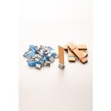 Rufusconcept Ahşap Mum Fitili + Yapışkanlı Sehpa - 40 Adet ( 20mm x 75mm x 0,5mm )