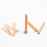 Rufusconcept Artı Model Ahşap Mum Fitili ve Yapışkanlı Fitil Sehpası 100 Adet ( 15mm x 100mm x 0,5mm )