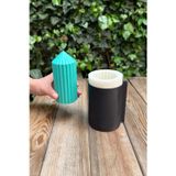 Rufusconcept Baton Dalgalı Orta Kasnaklı Silikon Mum Kalıbı
