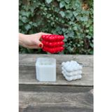 Rufusconcept Bubble Kalp Silikon Mum Kalıbı