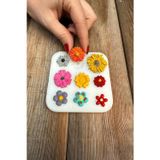 Rufusconcept Çiçek Süsleme Set-3 9'lu Silikon Mum Kalıbı