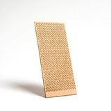 Rufusconcept Delikli Model ( Üçgen ) Ahşap Mum Fitili ve Yapışkanlı Fitil Sehpası 100 Adet ( 50mm x 100mm x 0,5mm )
