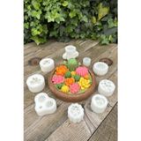 Rufusconcept Kaktüs SET 3 Dokuz Adet Silikon Mum Kalıbı