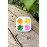 Rufusconcept Kalanchoe Çiçeği 4'lü Silikon Mum Kalıbı