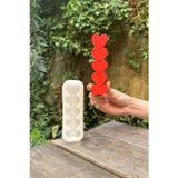 Rufusconcept Kalp Şerit Silikon Mum Kalıbı