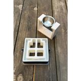 Rufusconcept Kare Şekilli Kasnaklı Silikon Buhurdanlık Kalıbı