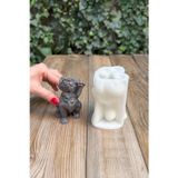 Rufusconcept Kedi Lokum Silikon Mum Kalıbı