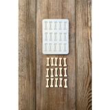 Rufusconcept Kemik Mini 15'li Silikon Mum Kalıbı