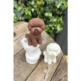 Rufusconcept Poodle Köpek Silikon Mum Kalıbı